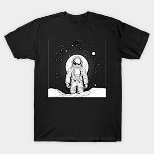 Astronaut in Space T-Shirt